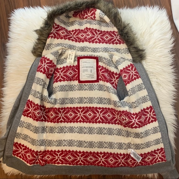 Aeropostale Grey Women’s Jacket/Sweater Size Small - Picture 2 of 12